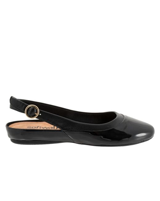 Softwalk® Black Sheffield Slingback