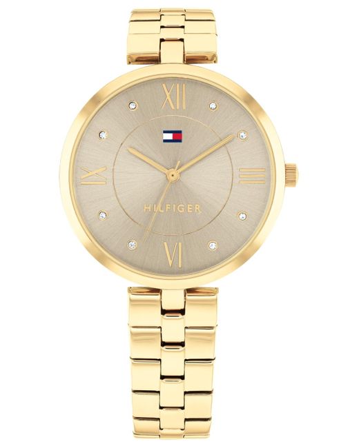 Tommy Hilfiger Metallic Quartz -tone Stainless Steel Watch 34mm