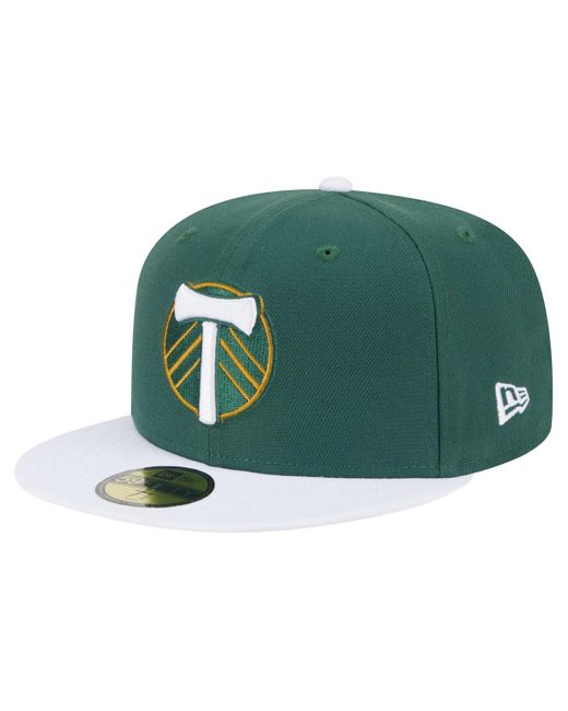 KTZ Green Portland Timbers 2025 Kickoff 59fifty Fitted Hat for men