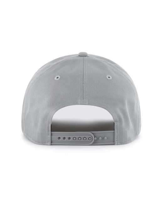 '47 Gray Ohio State Buckeyes Contemporary Basics Foundational Rope Hitch Adjustable Hat for men