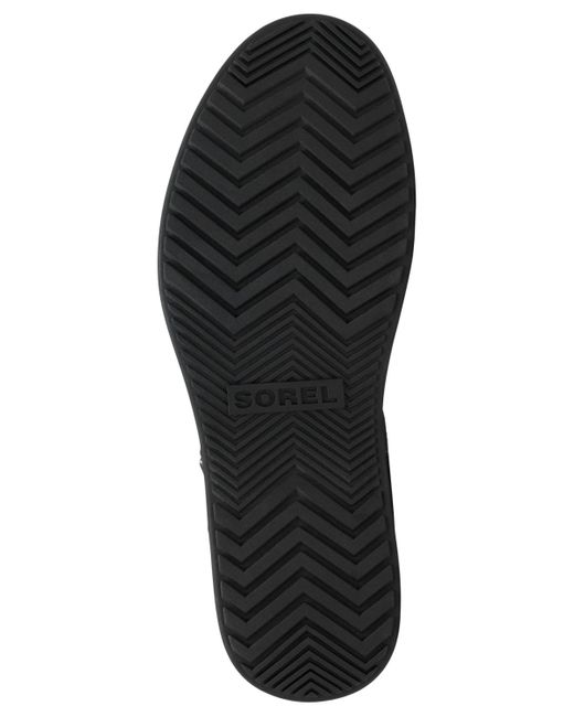 Sorel Black Dayspring Ankle-strap Platform Sandals