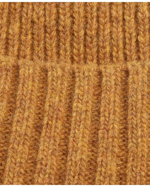 Barbour Brown Carlton Beanie for men