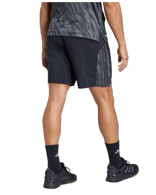 Adidas Blue Tech Essentials Workout Shorts 7" for men