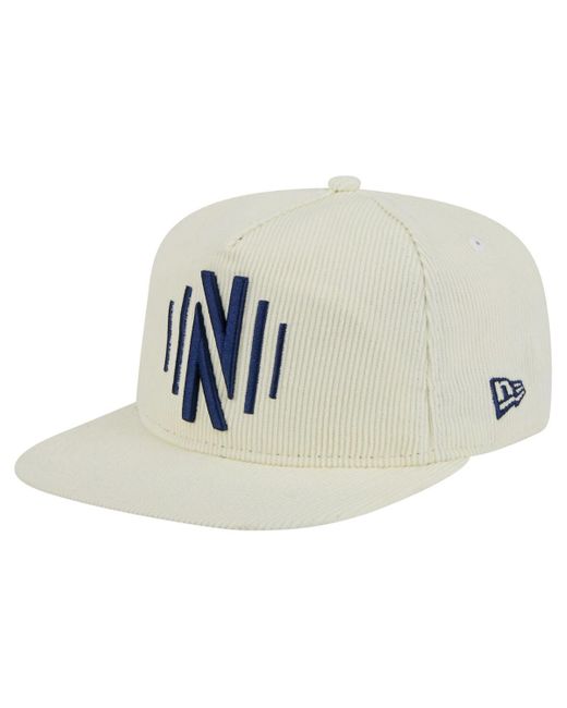 KTZ Natural Â Nashville Sc 2025 Kickoff Snapback Golfer Hat for men