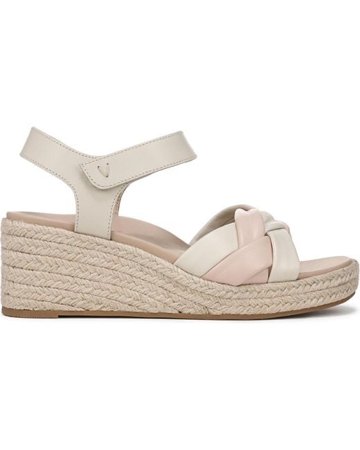 Vionic Metallic Saratoga Espadrille Sandals