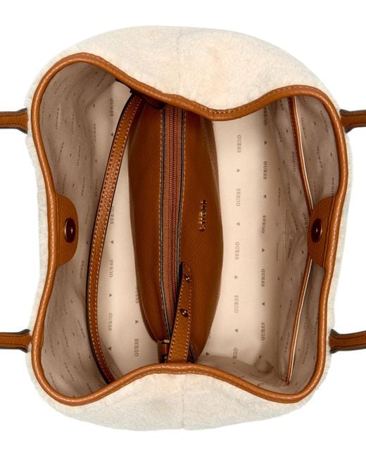 Guess Natural Victtoria 2-in-1 Medium Tote Bag