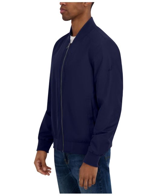 Nautica Blue Bomber Flight Jacket for men