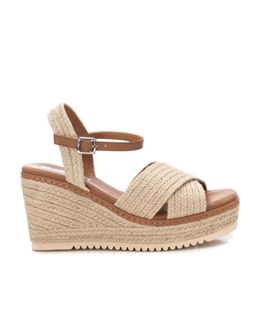 Xti Brown Refresh Espadrille Sandals By