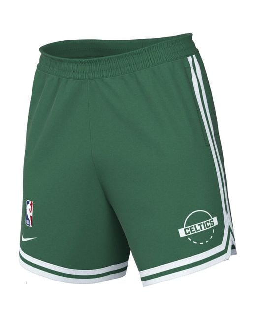 Nike Green Boston Celtics Authentic Practice Dna Woven Performance Shorts for men