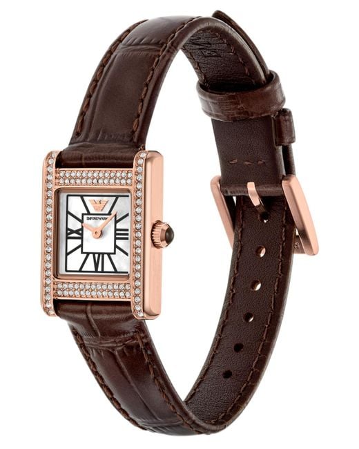 Emporio Armani Multicolor Interchangeable Leather Strap Watch Set