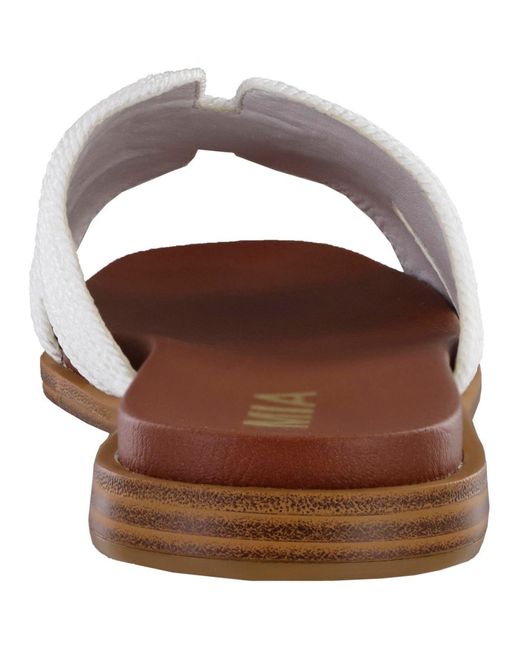 MIA Brown Dia Flat Sandals
