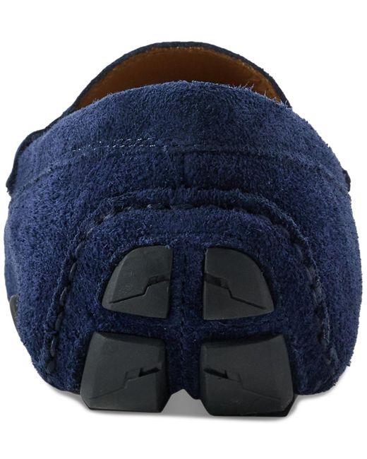 Polo Ralph Lauren Blue Anders Suede Penny Drivers for men