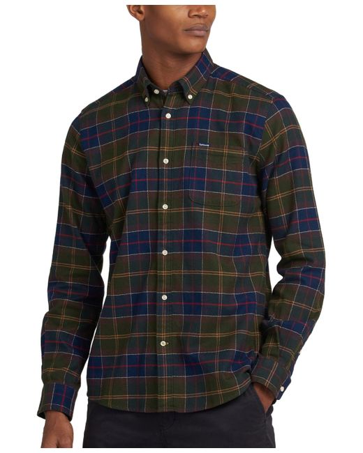 Barbour Kyeloch Tailored-fit Shirt in Blue for Men | Lyst