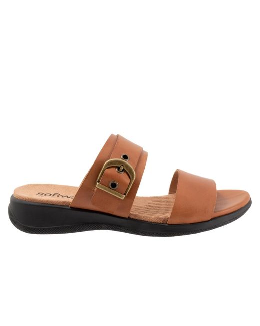 Softwalk® Brown Toki Sandal