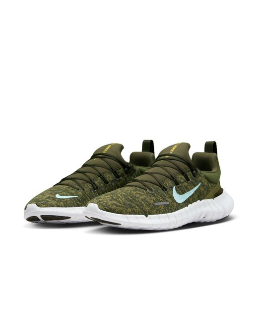 Nike Green Free Run 5.0 Next Nature Running Sneakers From Finish Line for men