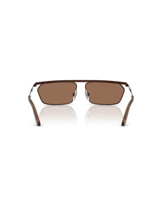 Dolce & Gabbana White Rectangle Sunglasses for men