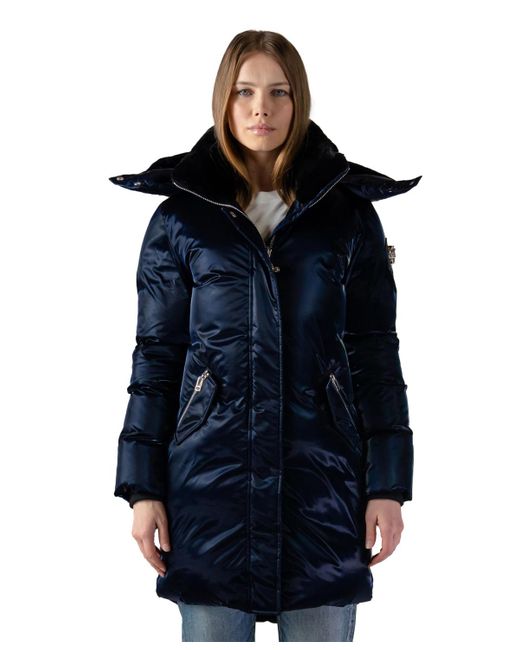 Woodpecker Blue Penguin Non-quilted Coat