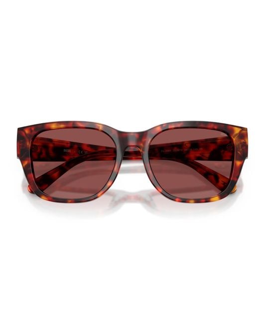 DIESEL Red Large Sunglasses