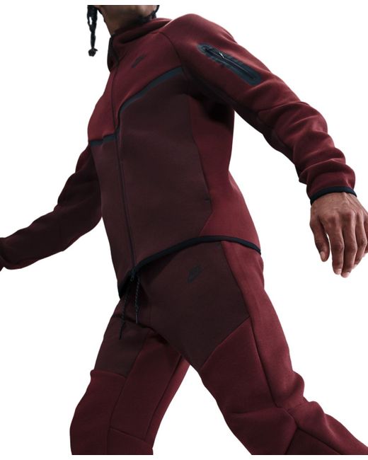 Nike Red Tech Fleece joggers for men