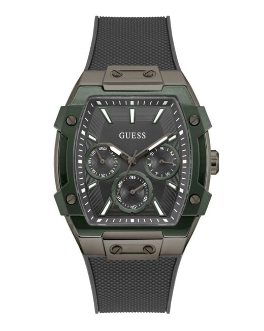 Guess Gray Grey Gunmetal Multi-function Watch for men