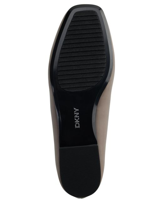 DKNY Black Dace Mary Jane Ballet Flats