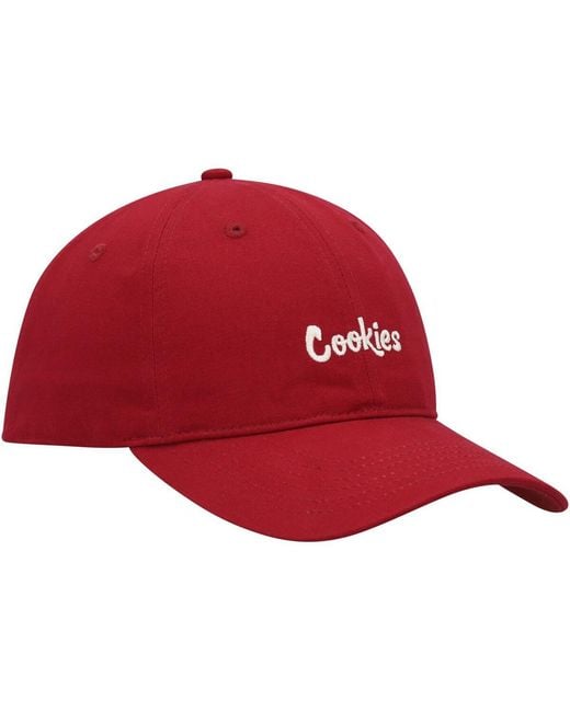 Cookies Red Original Dad Adjustable Hat for men