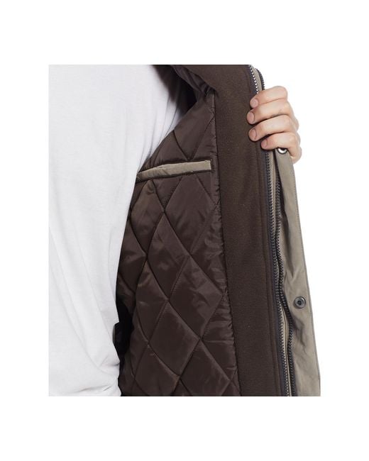 Weatherproof Gray Microfiber Poly Filled Bomber Jacket for men