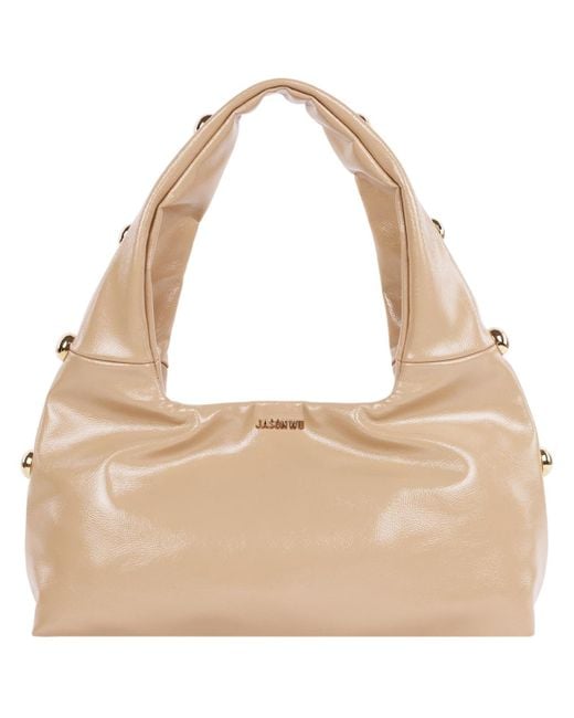 Jason Wu Natural Studded Shoulder Bag