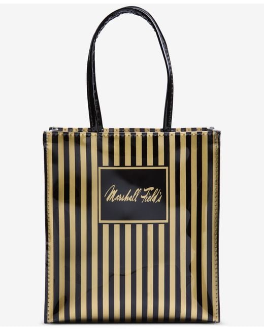 Macy's Black Marshall Field's Throwback Lunch Tote