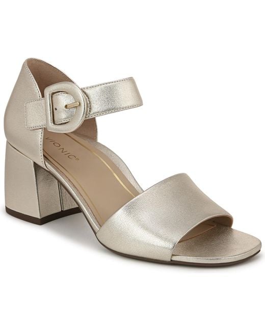 Vionic White Chardonnay Strappy Sandals