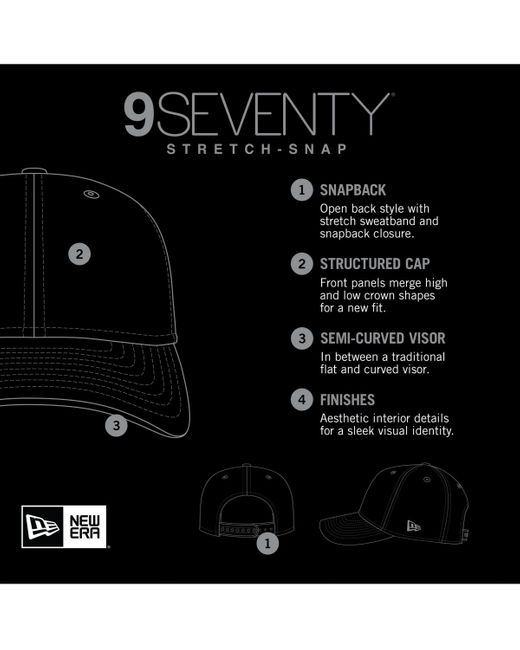 KTZ Red Alabama Tide Game Day Multi-rope 9seventy Stretch-snap Hat for men