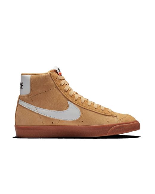 Nike Blazer Mid 77's Suede High Top Casual Sneakers From Finish Line in Brown - Lyst