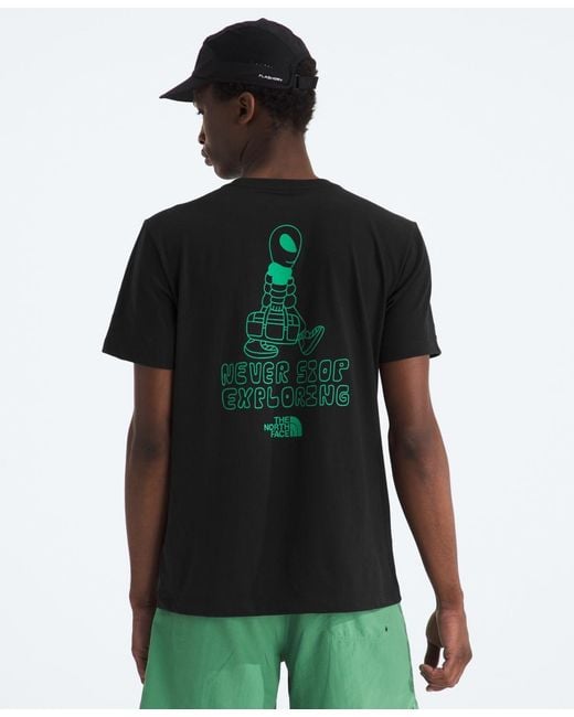 The North Face Black Celestial Drift Short-sleeve T-shirt for men