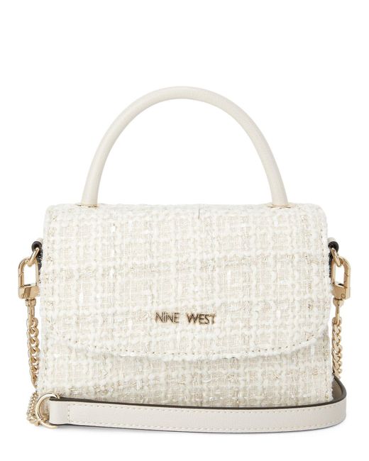 Nine West Cotton Skylar Mini Top Handle Crossbody Lyst