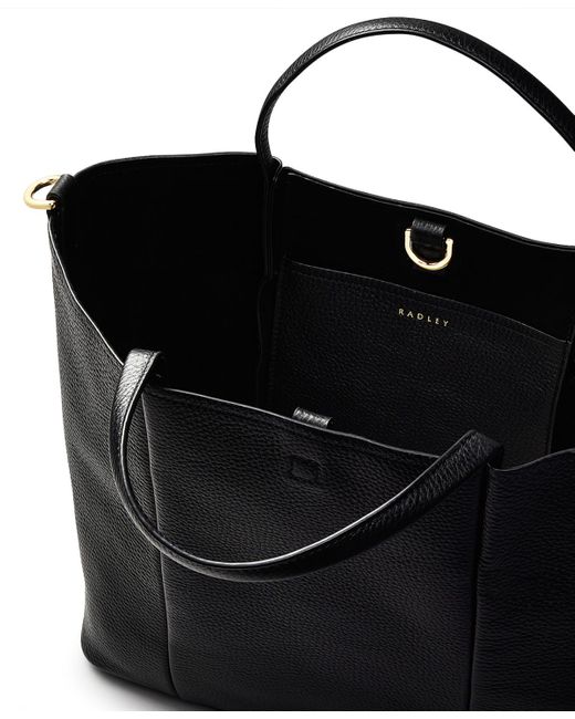 Radley Black Henrietta Place Medium Open Top Grab Bag