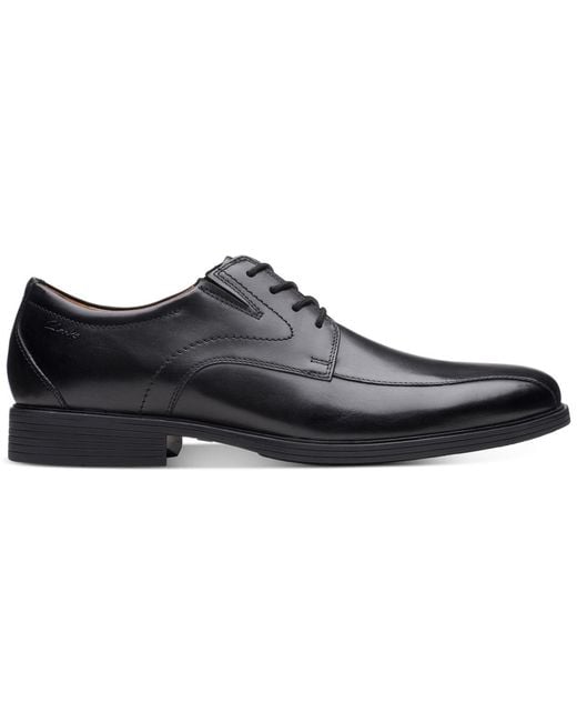Clarks Black Whiddon Pace Oxfords for men