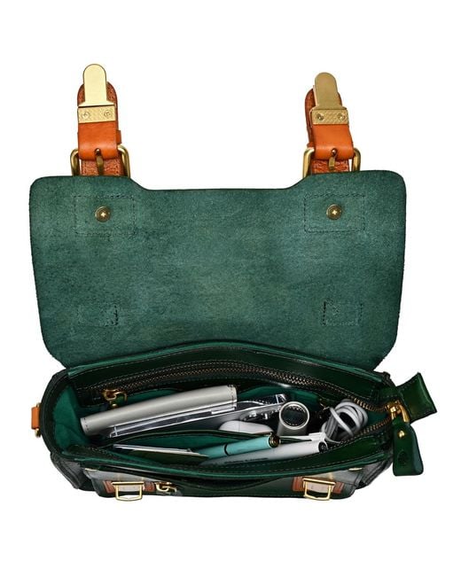 Old Trend Green Aster Mini Satchel