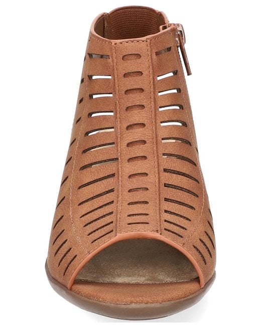 Easy Street Brown Elevate Sandals