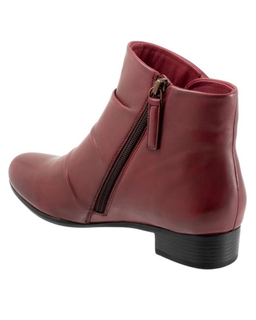 Trotters Red Mila Boot