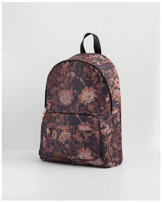 Fable England Brown Deco Blooms Backpack