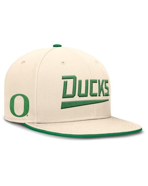 Nike Natural Oregon Ducks Primetime True Performance Fitted Hat for men