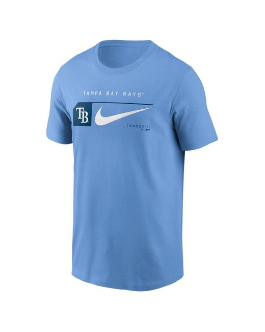 Nike Blue Kansas City Royals Team Swoosh Lockup T-shirt for men