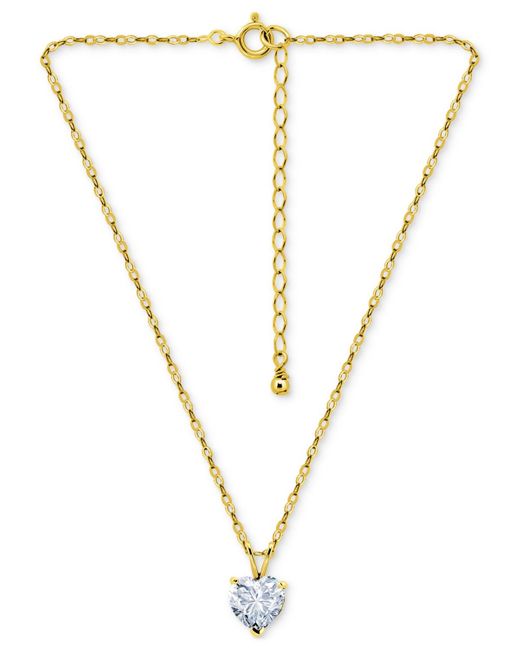 Giani Bernini Metallic Cubic Zirconia Heart Pendant Necklace