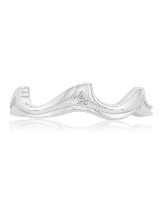Roxy White Waterproof Yellow Waves Toe Ring