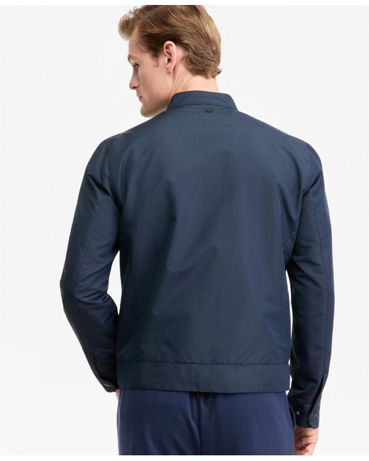 Michael Kors Blue Lightweight Moto Jacket for men