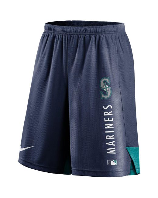 Nike Blue Seattle Mariners Authentic Collection Training Performance Shorts for men