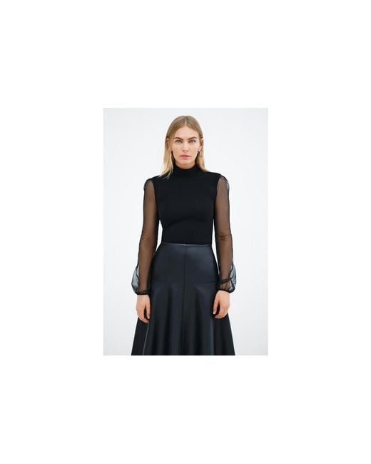MARCELLA Black Liv Top