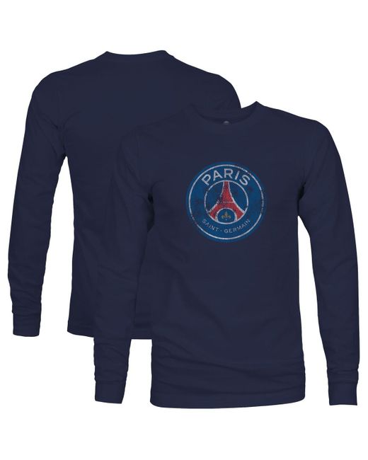 1863fc Blue Paris Saint-germain Color Badge Long Sleeve T-shirt for men