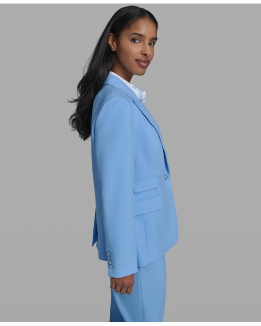 Karl Lagerfeld Blue 1-button Jacket