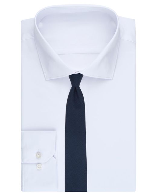 BarIII Blue Florance Solid Classic Tie for men
